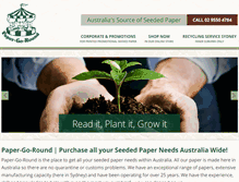 Tablet Screenshot of papergoround.com.au